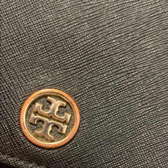 Tory Burch Black Crossbody Bag with Gold Chain Saffiano Leather - Picture 3 of 12